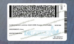 Delaware Drivers License Psd New V2 4 delaware drivers license back