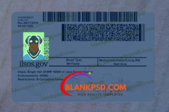 back of illinois driver license