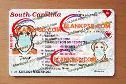 south carolina drivers license psd
