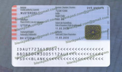 austria id card back