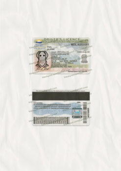 blank british columbia drivers license