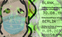 id card germany psd
