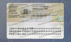 german id card back
