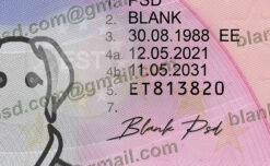 estonia driver license psd