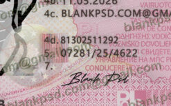 Poland Drivers License Template New 2019 6 polish driving licence psd