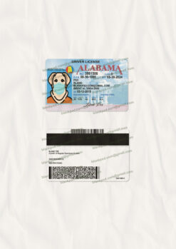Alabama Drivers License Template V1 5 al driver license psd