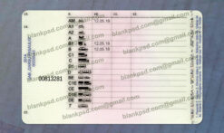 lithuania drivers license back