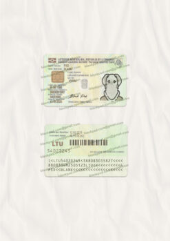 fake lithuanian id card