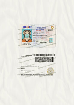 blank utah driver license