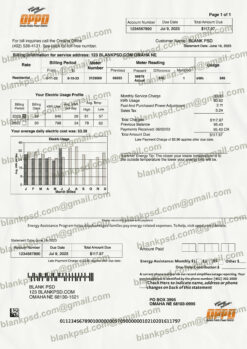 fake utility bill nebraska