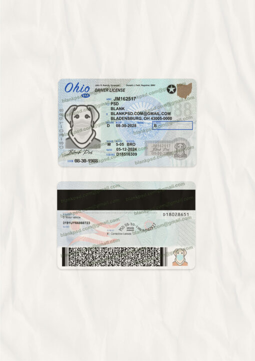 oh driver license psd