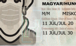 Hungary Passport Template Psd New V2 5 hungarian passport psd