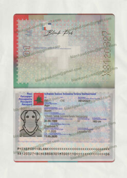 fake swiss passport psd
