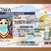 iowa driving license template