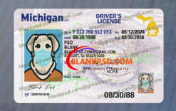 michigan driver license template