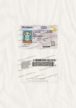 michigan driver license template