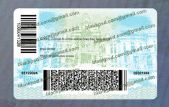 back of wyoming drivers license