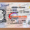texas drivers license template