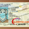 nebraska driver license template
