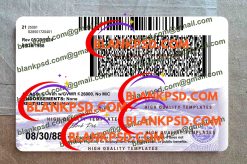 Back Of California Drivers License