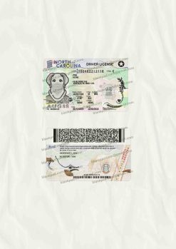 Fake North Carolina Driver License