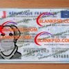 France ID Card Template