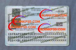 france id card back side